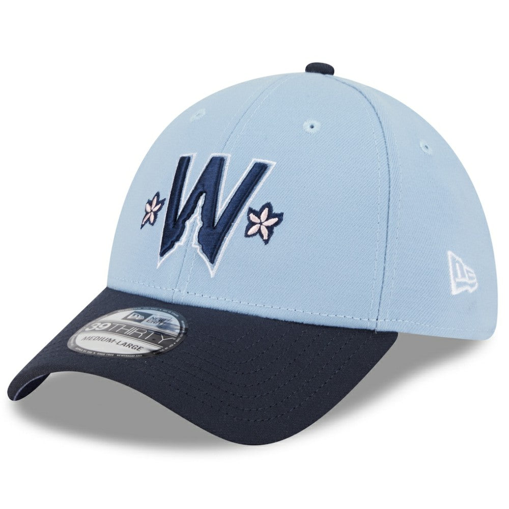Washington Nationals New Era 2025 City Connect 39THIRTY Flex Hat - Light Blue/Navy - New Era Lifestyle