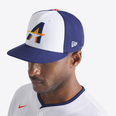 Houston Astros New Era 2025 City Connect 59FIFTY Fitted Hat - White/Navy - New Era on Sale