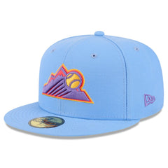 Colorado Rockies New Era 2025 City Connect 59FIFTY Fitted Hat - Light Blue - New Era Online