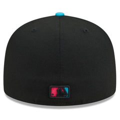 Miami Marlins New Era 2025 City Connect 59FIFTY Fitted Hat - Black/Pink - New Era Discount