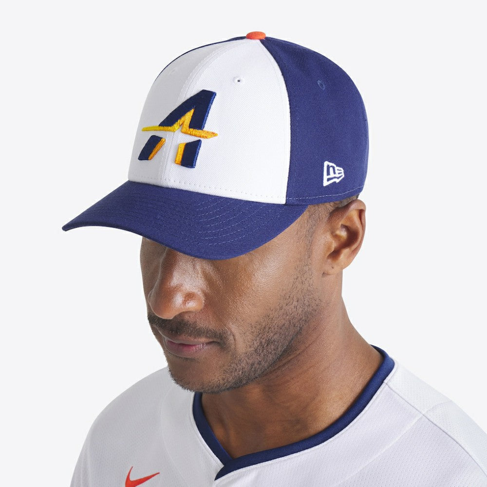 Houston Astros New Era 2025 City Connect 9FORTY M-Crown Adjustable Hat - White/Navy - New Era Online
