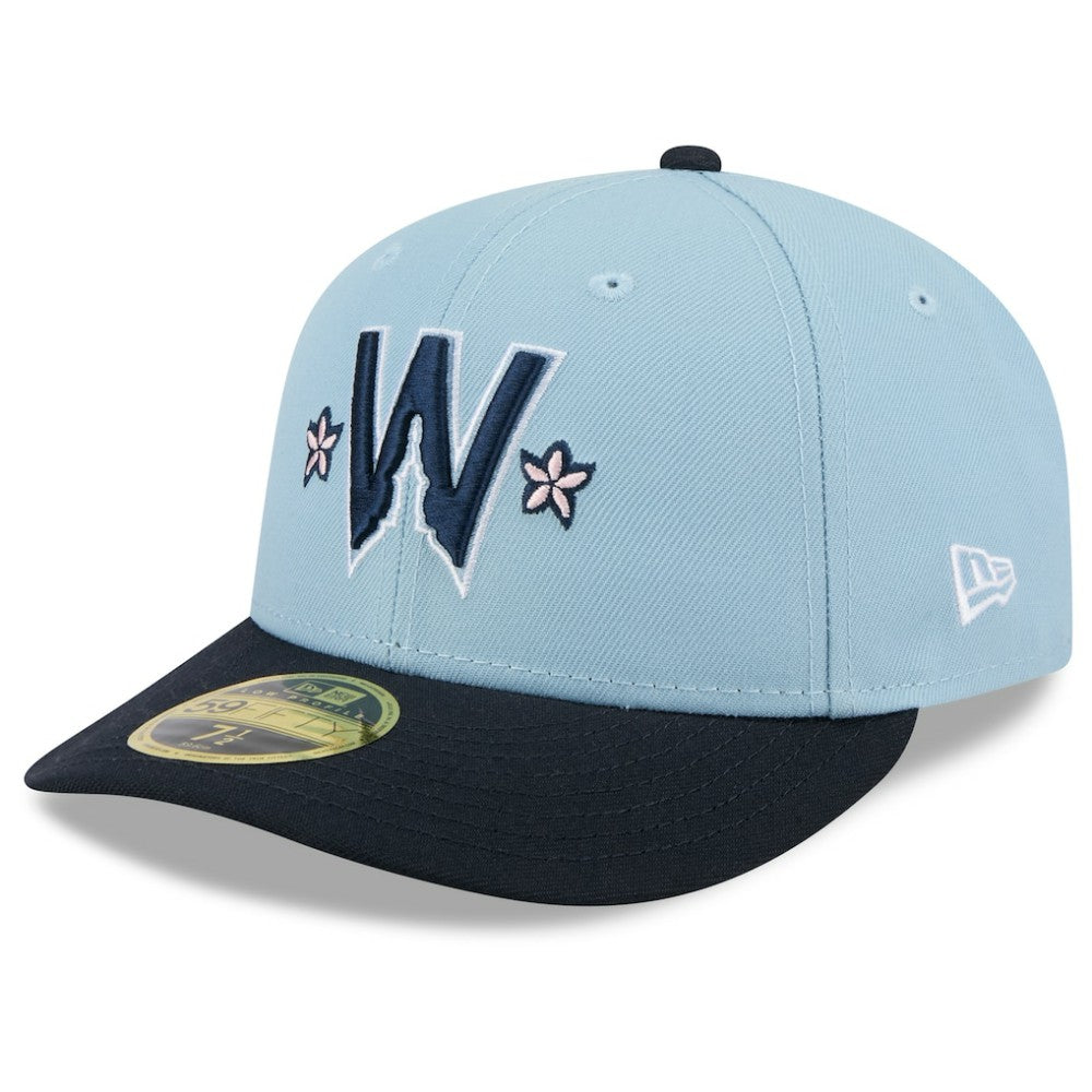 Washington Nationals New Era 2025 City Connect Low Profile 59FIFTY Fitted Hat - Light Blue/Navy - New Era Online
