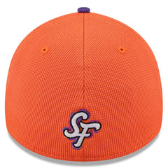San Francisco Giants New Era 2025 City Connect Batting Practice 39THIRTY Flex Hat - Orange/Purple - New Era Discount