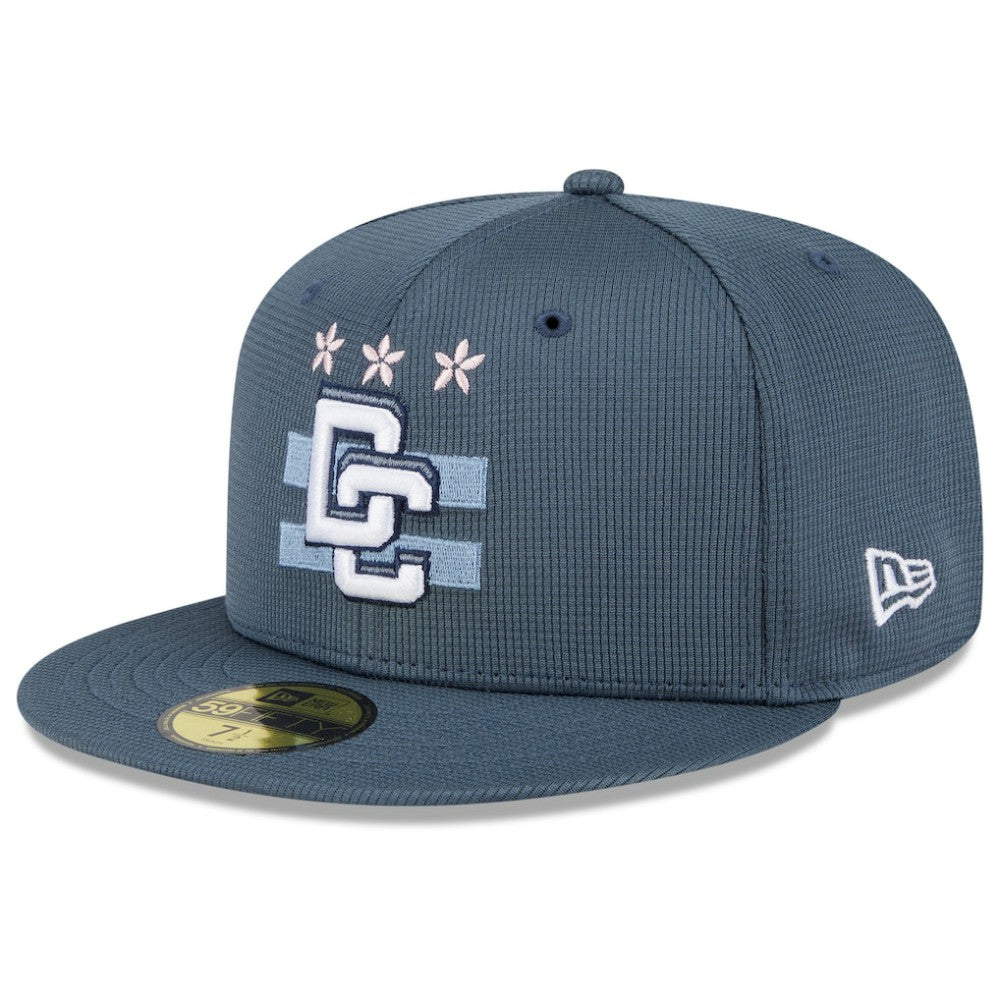 Washington Nationals New Era 2025 City Connect Batting Practice 59FIFTY Fitted Hat - Blue - New Era Lifestyle