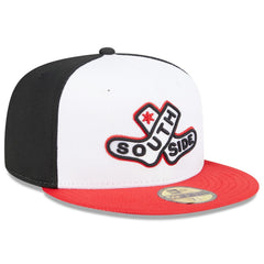 Chicago White Sox New Era 2025 City Connect Batting Practice 59FIFTY Fitted Hat - White/Red - New Era Lifestyle