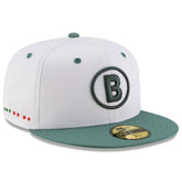 Boston Red Sox New Era 2025 City Connect Batting Practice 59FIFTY Fitted Hat - White/Green - New Era Online