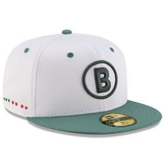 Boston Red Sox New Era 2025 City Connect Batting Practice 59FIFTY Fitted Hat - White/Green - New Era Online