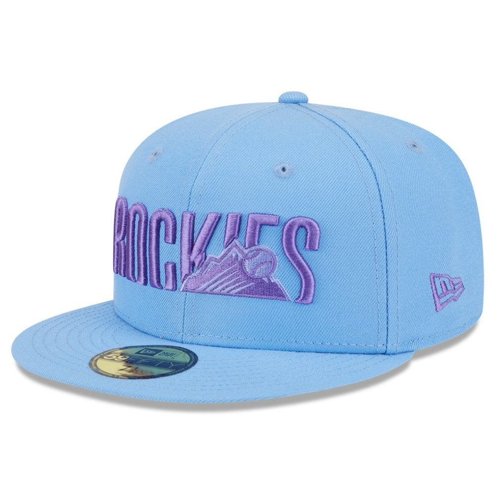 Colorado Rockies New Era 2025 City Connect Fan Pack 59FIFTY Fitted Hat - Light Blue - New Era Sale