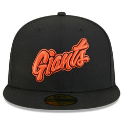 San Francisco Giants New Era 2025 City Connect Wordmark 59FIFTY Fitted Hat - Black - New Era Lifestyle