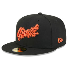 San Francisco Giants New Era 2025 City Connect Wordmark 59FIFTY Fitted Hat - Black - New Era Lifestyle
