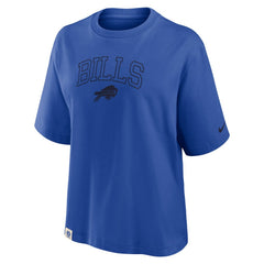 Nike Buffalo Bills Women's Glory Arch Boxy T-Shirt Royal