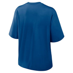 Nike Houston Texans Women's Glory Arch Boxy T-Shirt Blue