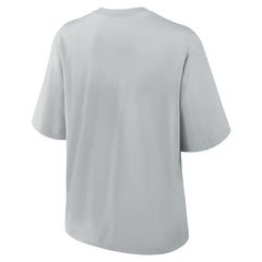 Nike Detroit Lions Women's Glory Arch Boxy T-Shirt Gray
