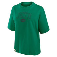 Nike New York Jets Women's Glory Arch Boxy T-Shirt Green
