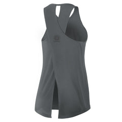 Nike Philadelphia Eagles Women's Glory Open-Back Crisscross Dri-FIT Tank Top Charcoal