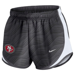 Nike San Francisco 49ers Women's Tempo Dri-FIT Shorts Anthracite