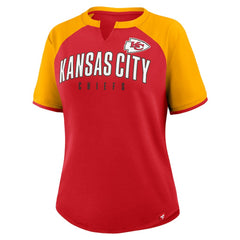 Fanatics Kansas City Chiefs Women's Height Advantage T-Shirt Red/Gold
