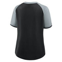 Fanatics Las Vegas Raiders Women's Height Advantage T-Shirt Black/Silver