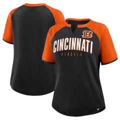 Fanatics Cincinnati Bengals Women's Height Advantage T-Shirt Black/Orange