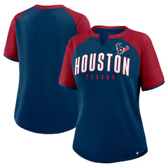 Fanatics Houston Texans Women's Height Advantage T-Shirt Navy/Red