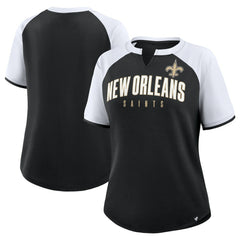 Fanatics New Orleans Saints Women's Height Advantage T-Shirt Black/White