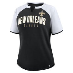 Fanatics New Orleans Saints Women's Height Advantage T-Shirt Black/White