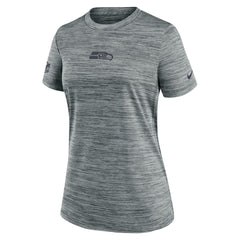Nike Seattle Seahawks Women's Sideline Velocity Dri-FIT T-Shirt Gray