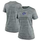 Nike Los Angeles Rams Women's Sideline Velocity Dri-FIT T-Shirt Gray