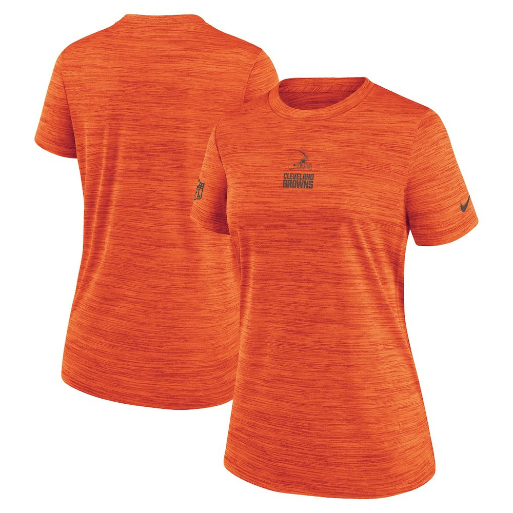 Nike Cleveland Browns Women's Sideline Velocity Dri-FIT T-Shirt Orange
