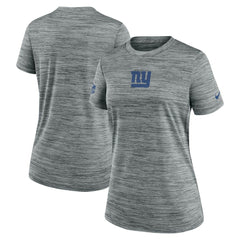 Nike New York Giants Women's Sideline Velocity Dri-FIT T-Shirt Gray