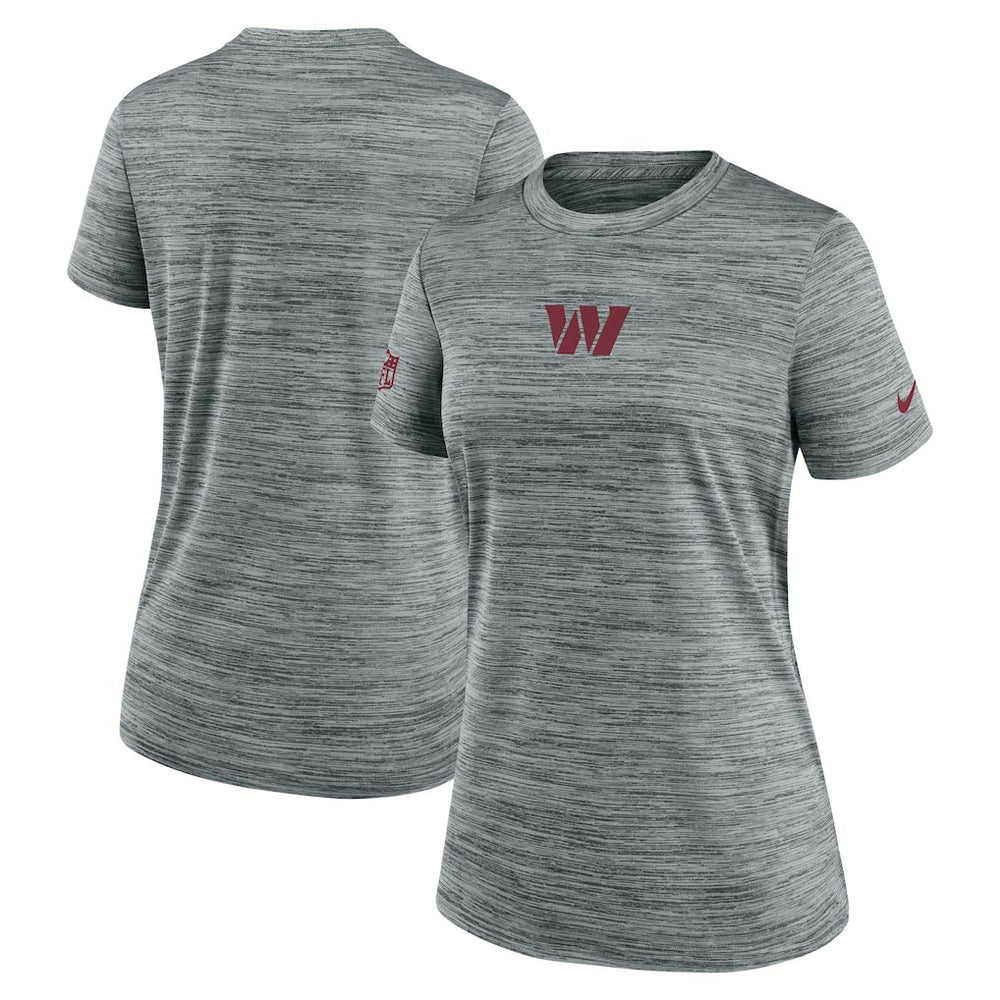Nike Washington Commanders Women's Sideline Velocity Dri-FIT T-Shirt Gray