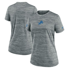 Nike Detroit Lions Women's Sideline Velocity Dri-FIT T-Shirt Gray