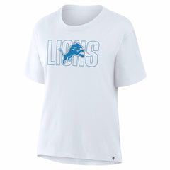 Fanatics Detroit Lions Women's Line Em Up T-Shirt Ash