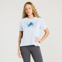 Fanatics Detroit Lions Women's Line Em Up T-Shirt Ash