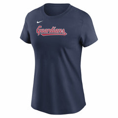 José Ramírez Cleveland Guardians Nike Women's Cooperstown Collection Fuse Name & Number T-Shirt - Navy - Nike on Sale