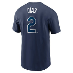 Yandy Diaz Tampa Bay Rays Nike Fuse Name & Number T-Shirt - Navy - Nike on Sale