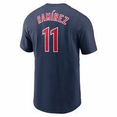 Jose Ramirez Cleveland Guardians Nike Fuse Name & Number T-Shirt - Navy - Nike Discount