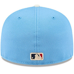 Los Angeles Dodgers New Era City Connect Batting Practice 59FIFTY Fitted Hat - Light Blue - New Era Sale