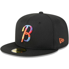 Baltimore Orioles New Era City Connect Batting Practice 59FIFTY Fitted Hat - Black - New Era Lifestyle