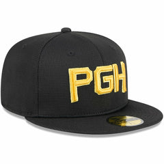Pittsburgh Pirates New Era City Connect Batting Practice 59FIFTY Fitted Hat - Black - New Era Discount