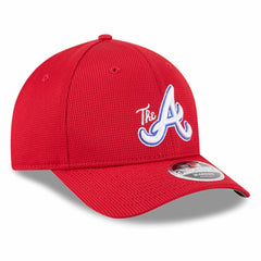 Atlanta Braves New Era City Connect Batting Practice 9FORTY M-Crown Adjustable Hat - Red - New Era Discount