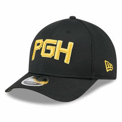 Pittsburgh Pirates New Era City Connect Batting Practice 9FORTY M-Crown Adjustable Hat - Black - New Era Lifestyle