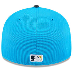 Philadelphia Phillies New Era City Connect Batting Practice Low Profile 59FIFTY Fitted Hat - Neptune Blue/Navy - New Era Discount
