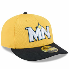 Minnesota Twins New Era City Connect Batting Practice Low Profile 59FIFTY Fitted Hat - Yellow/Black - New Era Discount