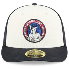Cleveland Guardians New Era City Connect Batting Practice Low Profile 59FIFTY Fitted Hat - Navy/White - New Era Sale