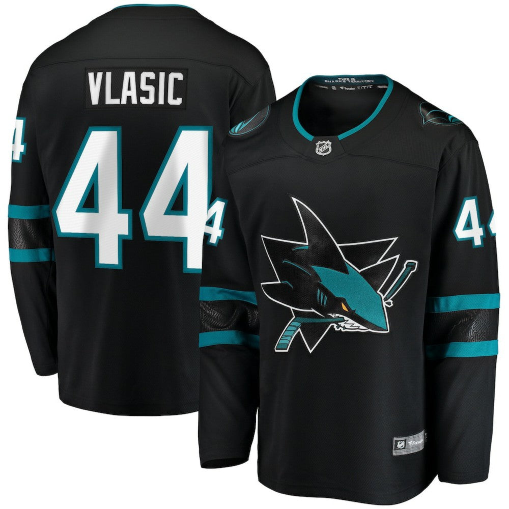 Marc-Edouard Vlasic San Jose Sharks Fanatics Breakaway Jersey - Black - NHL 202198410