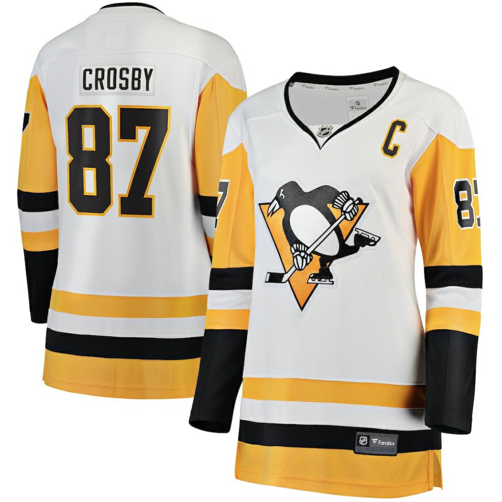 Sidney Crosby Pittsburgh Penguins Fanatics Women's Breakaway Jersey - White - NHL 202198414