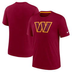 Nike Washington Commanders Playback Logo Tri-Blend T-Shirt Burgundy