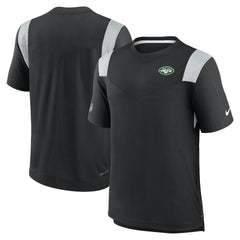 Nike New York Jets Sideline Tonal Logo Performance Player T-Shirt Black