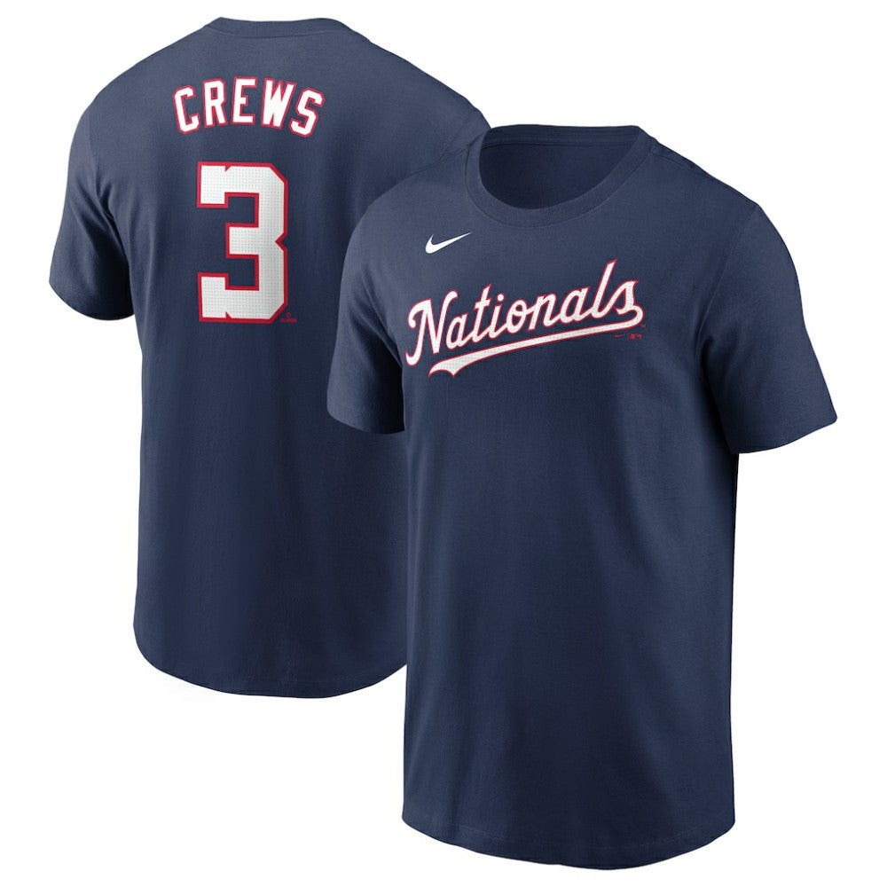 Dylan Crews Washington Nationals Nike Fuse Name & Number T-Shirt - Navy - Nike Discount